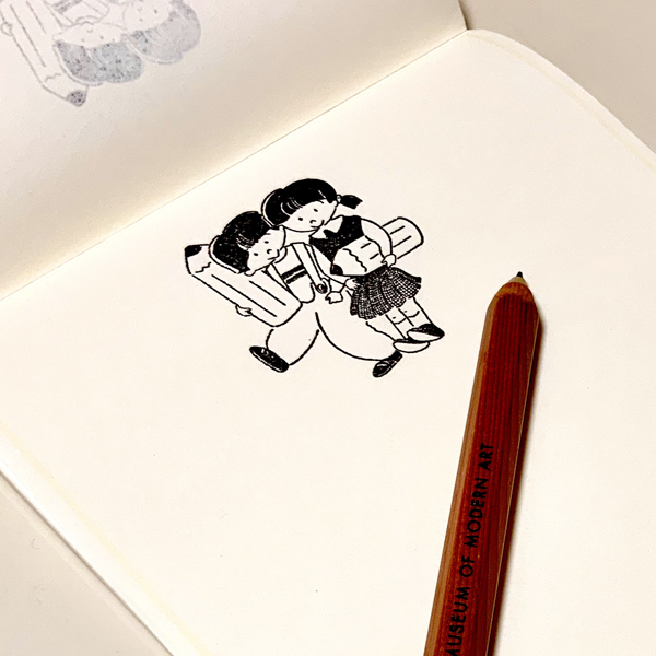 便箋とえんぴつ