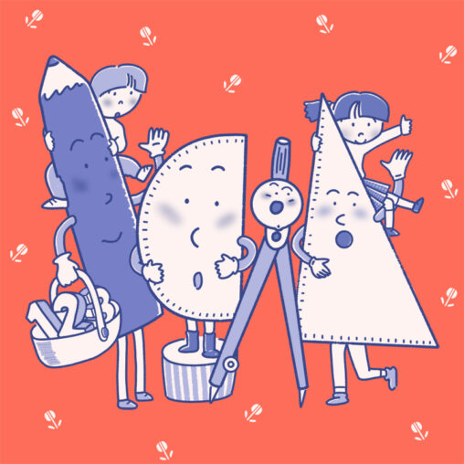 文房具のキャラクターたち